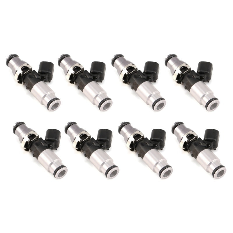 Injector Dynamics 2600-XDS Injectors - 60mm Length - 14mm Top - 14mm Bottom Adapter - Pot Set of 8 (2600.60.14.14B.8-PU)