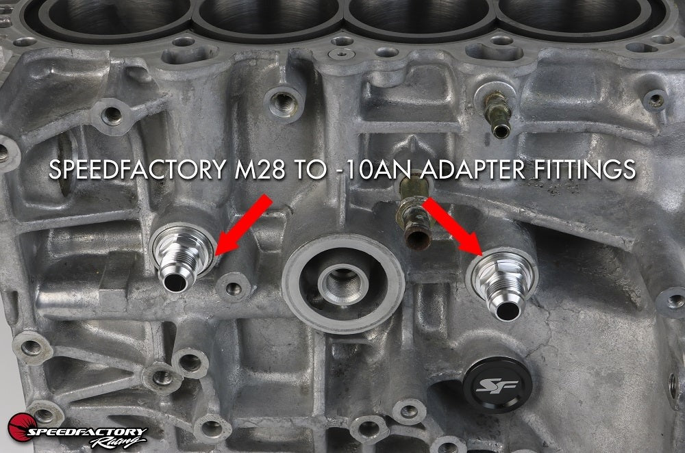 SpeedFactory Racing Billet M28 to -10AN Adapter Fitting (SF-02-022)