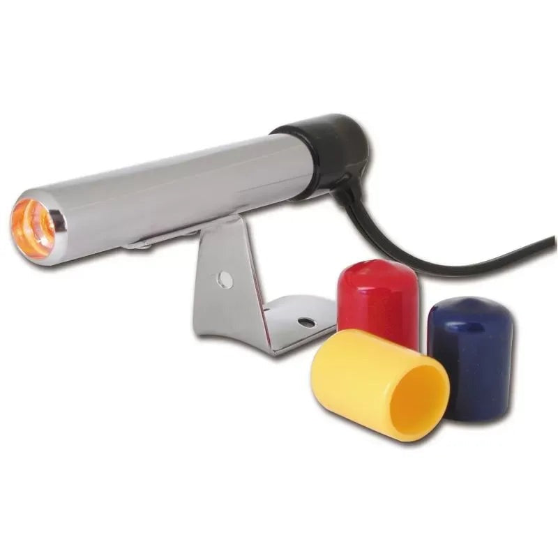 Autometer Amber Led Shift Light Chrome | Universal (5329)