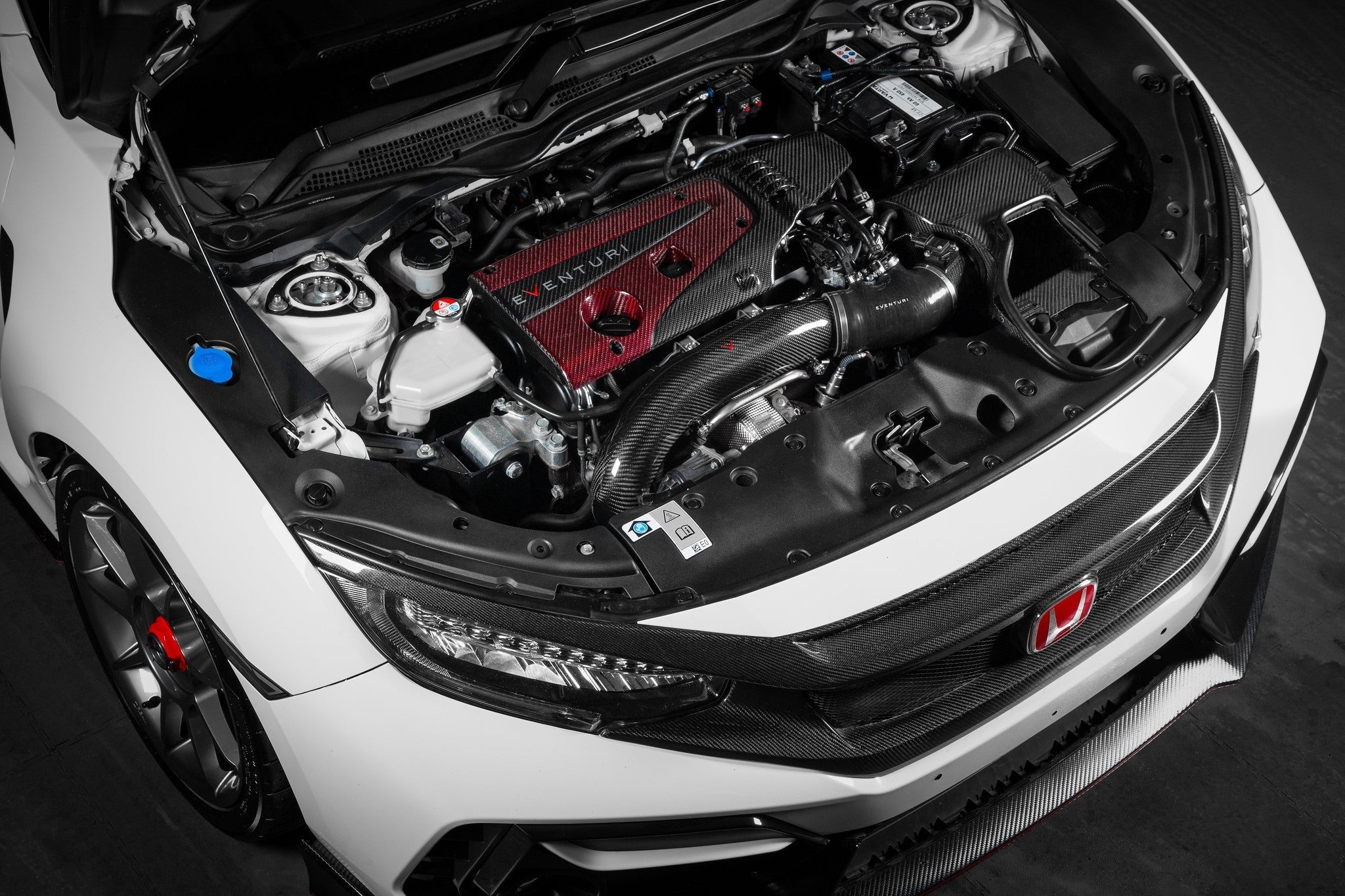 Eventuri Black Carbon Charge Pipe | 2017-2021 Honda Civic Type-R (EVE-FK8V3-CF-CHG)