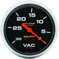 Autometer 2-5/8" 0-30 IN HG Vacuum Gauge Liquid Filled | Universal (5484)