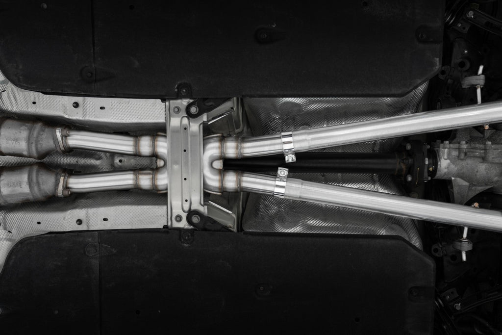 MBRP Stainless Steel 2.5" Active Cat-Back Exhaust - Quad Outlet | 2022+ Kia Stinger (S4708304)