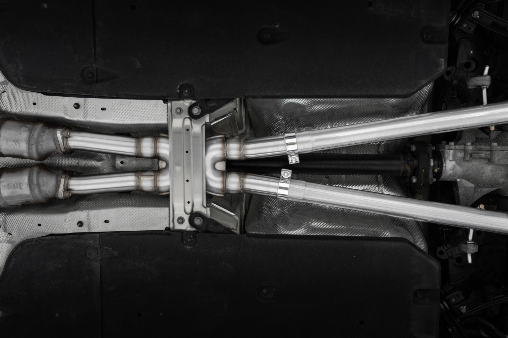 MBRP Stainless Steel 2.5" Active Cat-Back Exhaust - Quad Outlet | 2022+ Kia Stinger (S4708304)