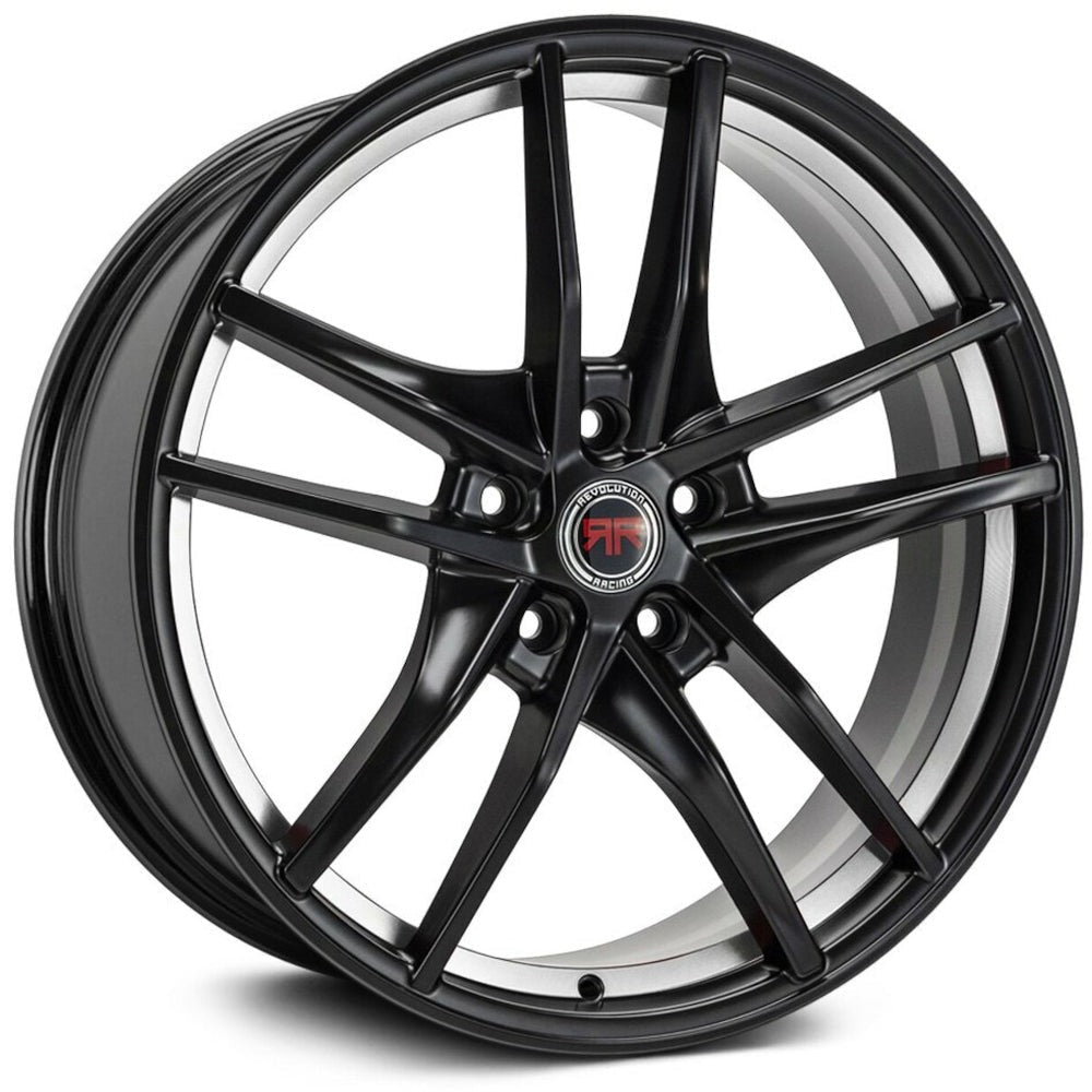 Revolution Racing RR28 Gloss Black w/ Machined Undercut 17x7.5 | 5x114.3 (RR28-1775514+40BMR)