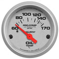 Autometer 2-1/16" 60-170 °C Oil Temperature Gauge ULTRA-LITE | Universal (4348-M)