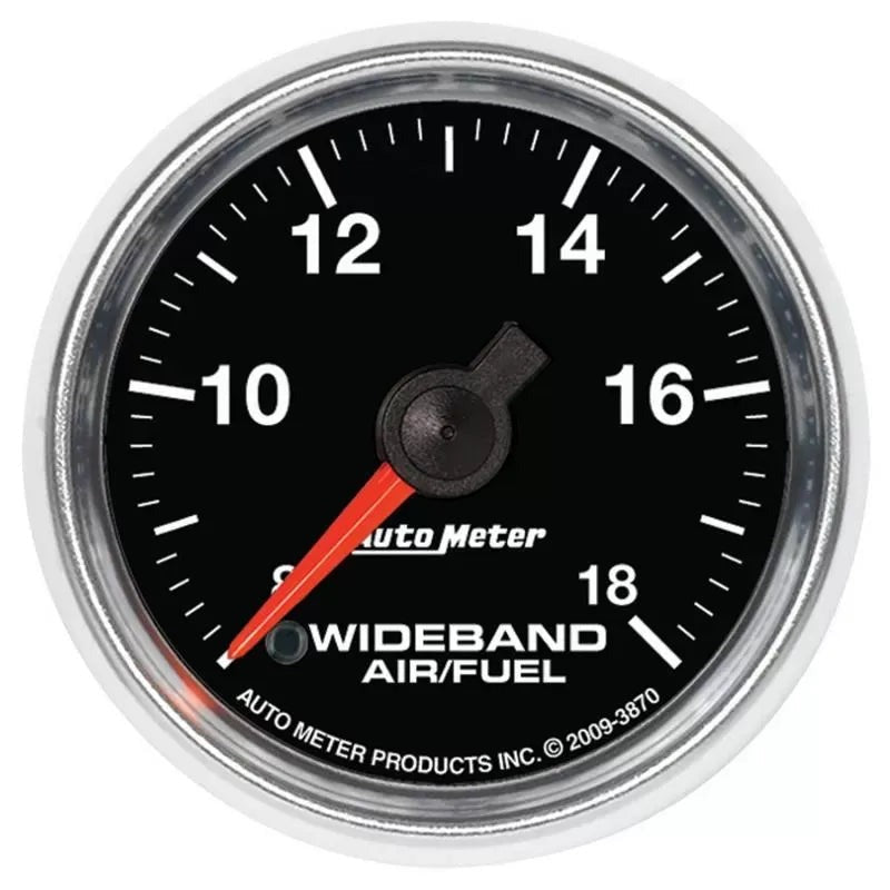 Autometer 2-1/16" ANALOG 8:1-18:1 AFR Air/Fuel Ratio-Wideband Gauge GS | Universal (3870)
