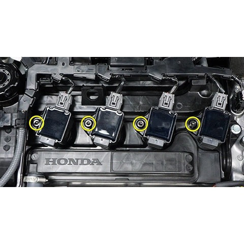 Dress Up Bolts Titanium Hardware Coil Pack Kit | 2022+ Honda Civic Si (HON-074-Ti)
