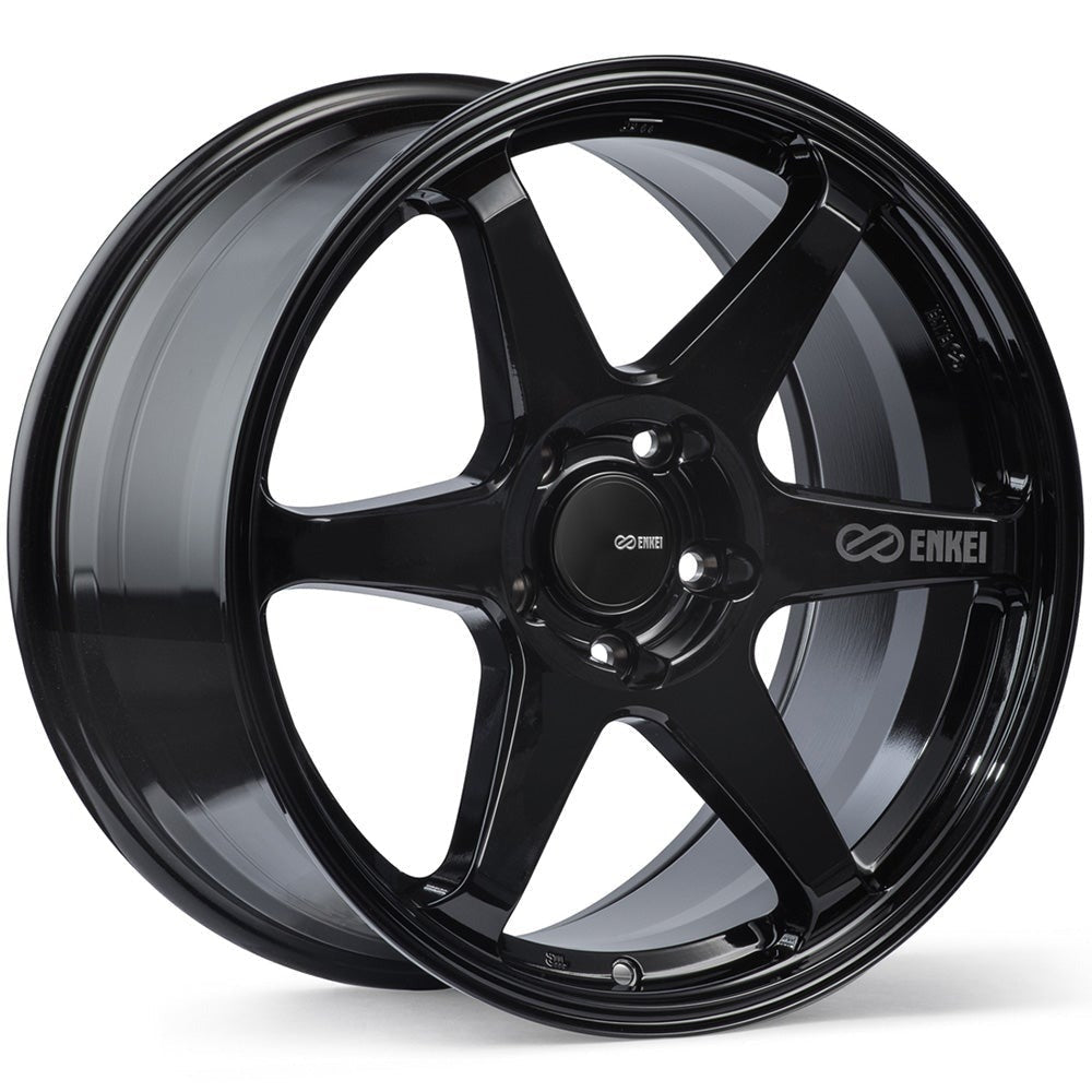 Enkei T6R Gloss Black 17x9 | 5x114.3 (539-790-6540BK)
