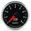 Autometer 3-3/8" 0-8000 RPM Tachometer Gauge Designer Black II | Universal (1296)
