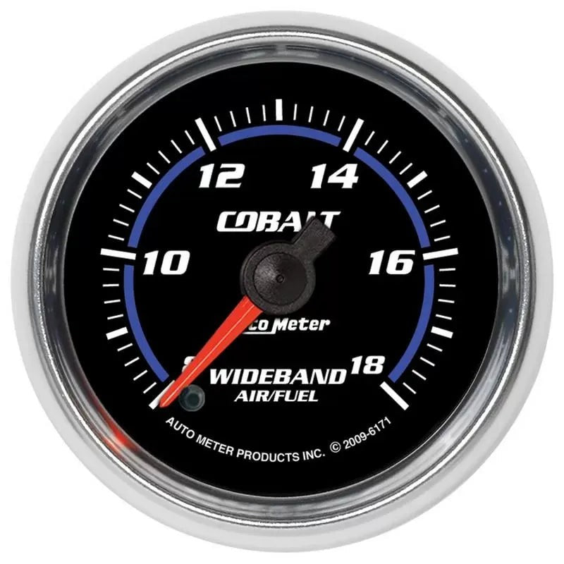 Autometer 2-1/16" ANALOG 8:1-18:1 AFR Air/Fuel Ratio-Wideband Gauge Cobalt | Universal (6171)
