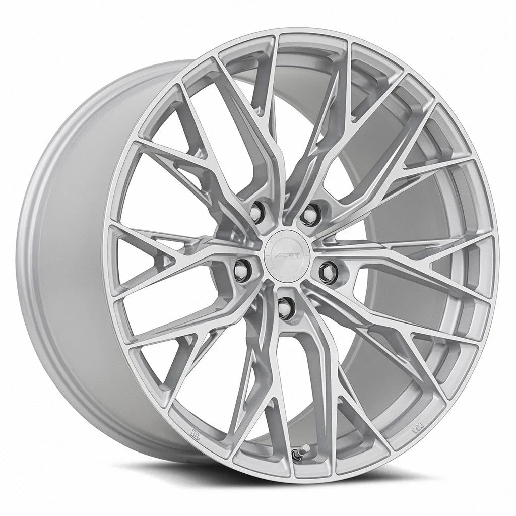 MRR Wheels GF5 Silver w/ Machined Spoke Faces 19x8.5 | 5x120 (GF0519855xx20S-52020)