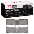 DFC 5000 Advanced Low Metallic Front Brake Pads | 2008-2015 Mitsubishi Evo X (1551-1001-00)