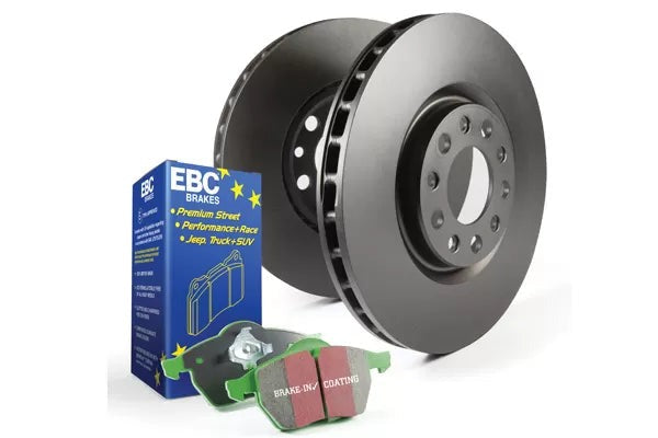 EBC Brakes S11K Greenstuff Pad & Plain Rotor Rear Kit | 2016+ Honda Civic Non-Si (S11KR1420)