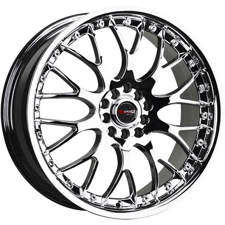 Drag Wheels DR19 PVD Chrome 18x7.5 | 5x100/5x114.3 (DR191875054573VC)