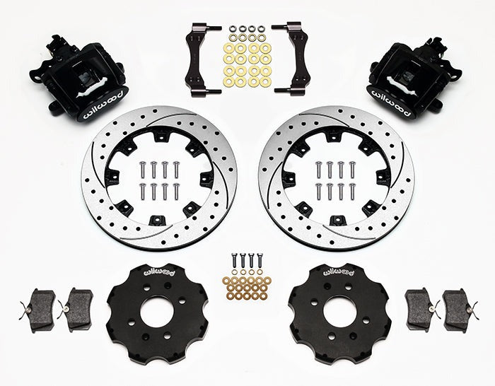 Wilwood Rear Parking Brake Caliper Brake Kit - 2.39" Axle Offset - 12.19" Rotors | 92-95 Civic / 93-97 Del Sol / 90-01 Integra (140-10207)