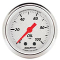 Autometer 2-1/16" 0-100 PSI Oil Pressure Gauge Arctic White | Universal (1321)
