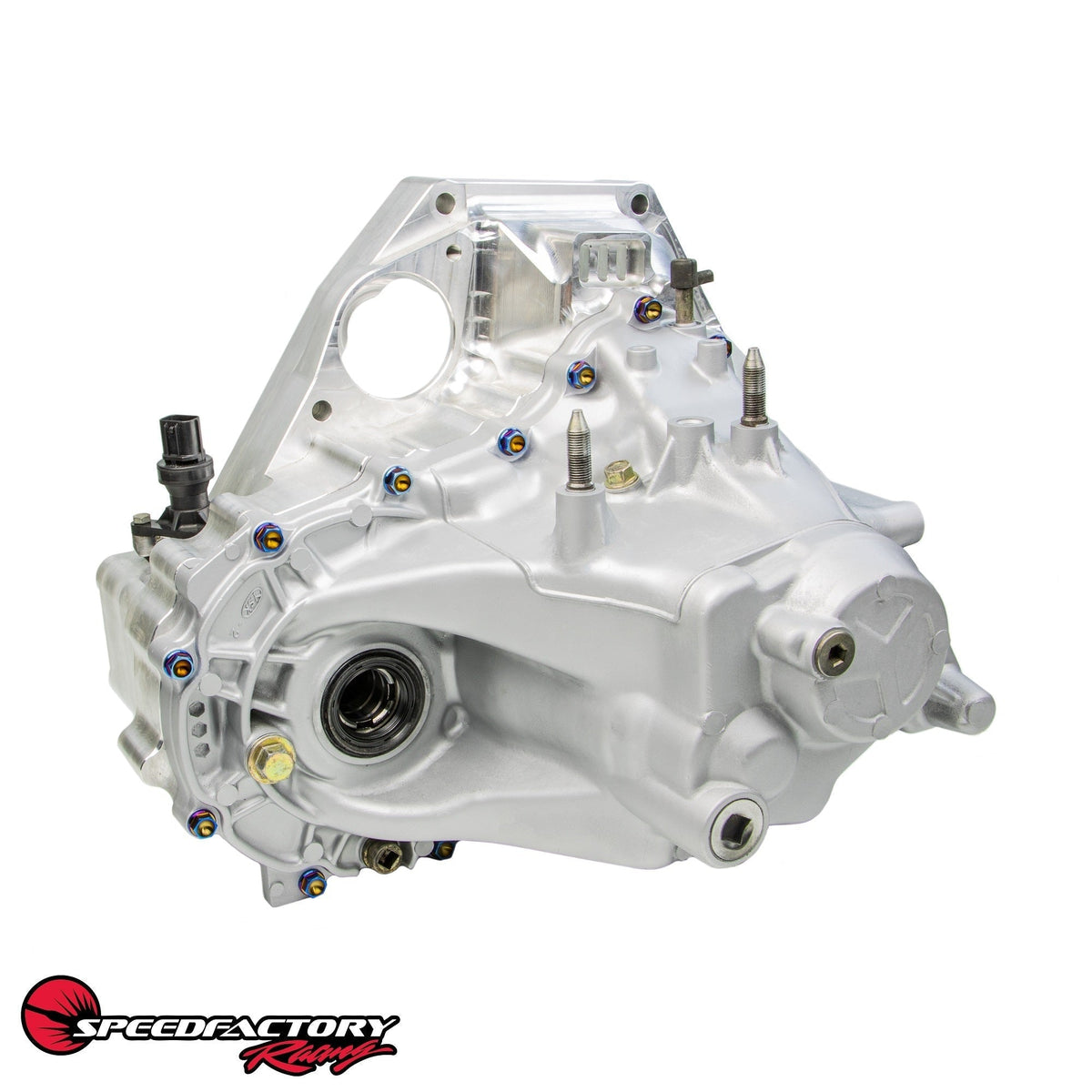 SpeedFactory Racing Titanium Transmission Case Bolt Kit | 1990-2001 Acura Integra, 1988-2005 Honda Civic, and 2002-2006 Acura RSX Type-S (SF-02-075-D15/D16)