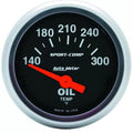 Autometer 2-1/16" 140-300 °F Oil Temperature Gauge SPORT-COMP | Universal (3348)