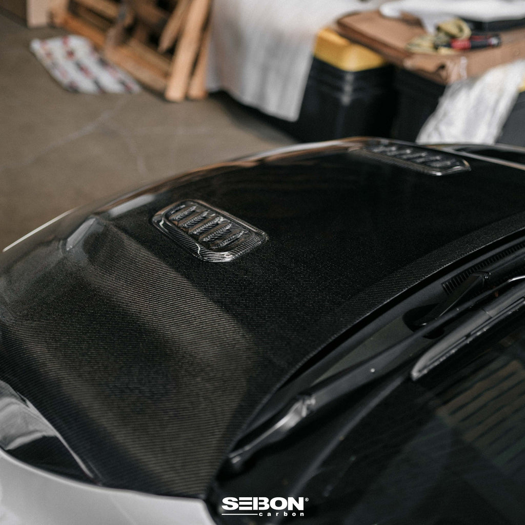 Seibon OE-Style Carbon Fiber Hood | 2023+ Toyota GR Corolla (HD23TYGRCOR-OE)