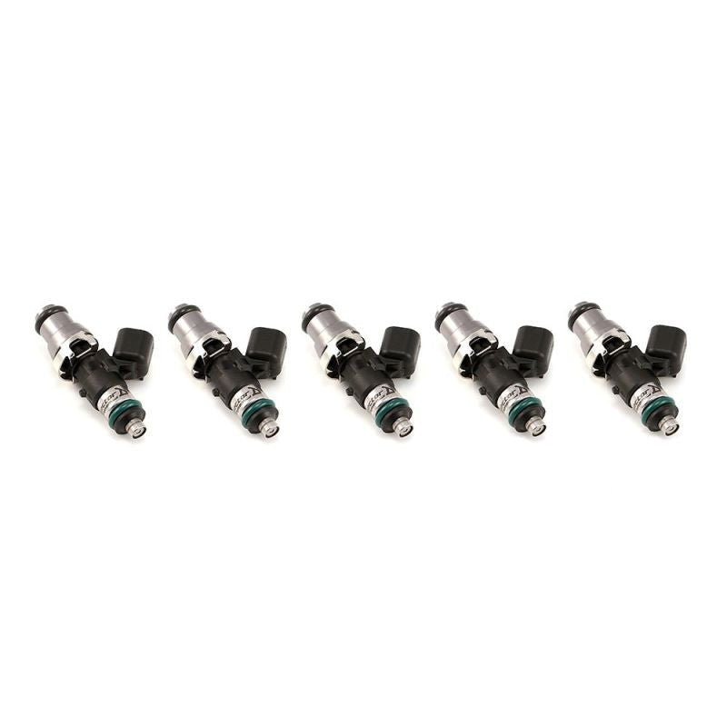 Injector Dynamics ID1300X Injectors - 48mm Length - 14mm Top - 14mm Lower Set of 5 (1300.48.14.14.5)