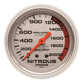 Autometer 2-5/8" 0-2000 PSI Nitrous Pressure Gauge ULTRA-LITE | Universal (4428)