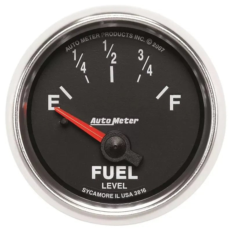 Autometer 2-1/16" 240-33 Ω SSE Fuel Level Gauge GS | Universal (3816)