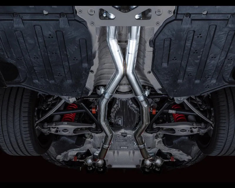 AWE Track Edition Catback Exhaust for BMW G8X M3/M4 - Diamond Black Tips (3020-42482)