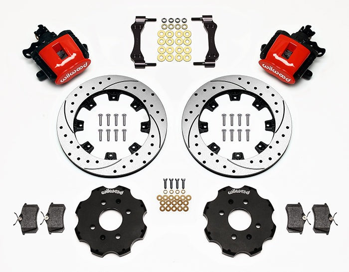 Wilwood Rear Parking Brake Caliper Brake Kit - 2.39" Axle Offset - 12.19" Rotors | 92-95 Civic / 93-97 Del Sol / 90-01 Integra (140-10207)