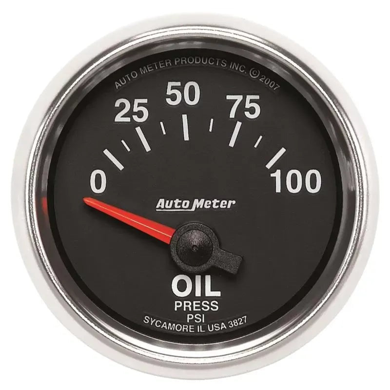Autometer 2-1/16" 0-100 PSI Oil Pressure Gauge GS | Universal (3827)