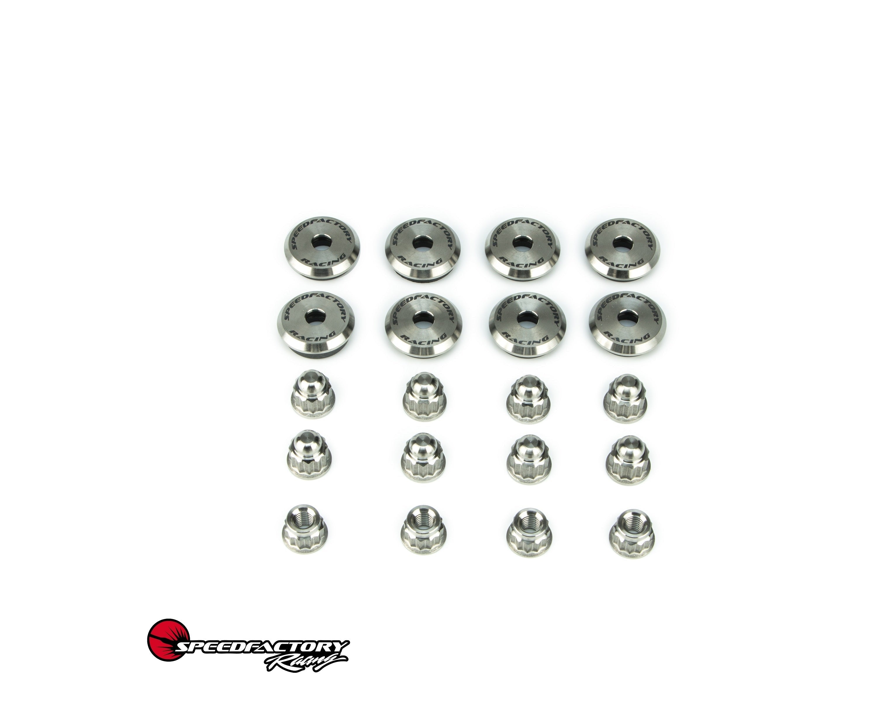 SpeedFactory Racing B-Series VTEC Titanium Valve Cover Hardware Kit | 1994-2001 Acura Integra, and 1999-2000 Honda Civic Si (SF-02-076)