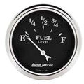 Autometer 2-1/16" 0-30 Ω Fuel Level Gauge Old Tyme Black | Universal (1718)