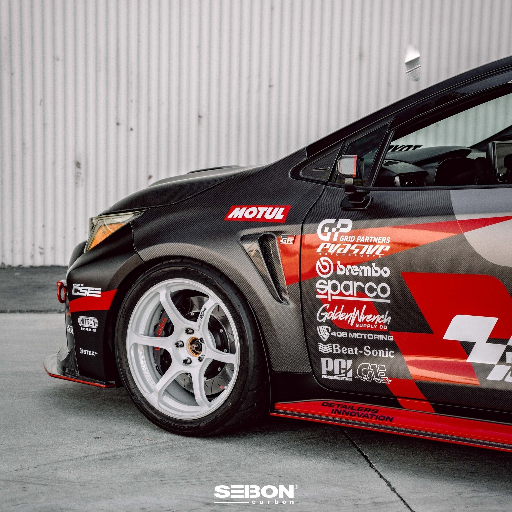 Seibon OE-Style Carbon Fiber Fenders | 2023+ Toyota GR Corolla (FF23TYGRCOR-OE)