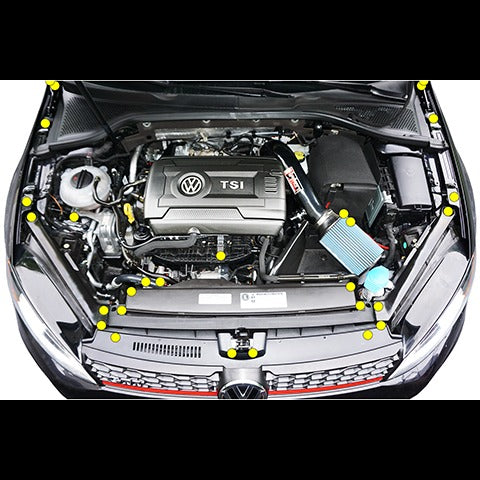 ZSPEC "Stage 1" Dress Up Bolts® Stainless/Billet Fastener Kit | 2015+ VW GTI MK7 (00843612193490)