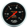 Autometer 2-5/8" 0-15 PSI Fuel Pressure Gauge w/Isolator Liquid Filled | Universal (5413)