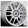 Raceline Wheels Mystique Gloss Silver 18x7.5 | 5x127/5x114.3 (141S-87596+42)