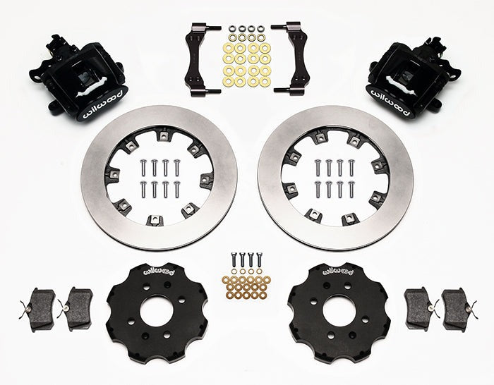 Wilwood Rear Parking Brake Caliper Brake Kit - 2.39" Axle Offset - 12.19" Rotors | 92-95 Civic / 93-97 Del Sol / 90-01 Integra (140-10207)