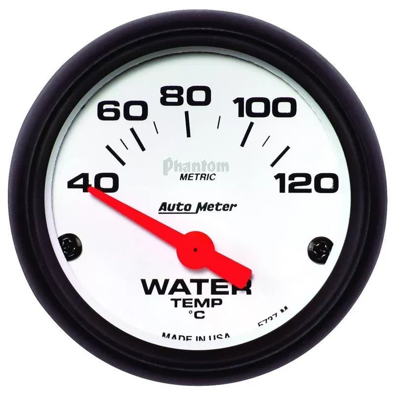 Autometer 2-1/16" 40-120 °C Water Temperature Gauge Phantom | Universal (5737-M)