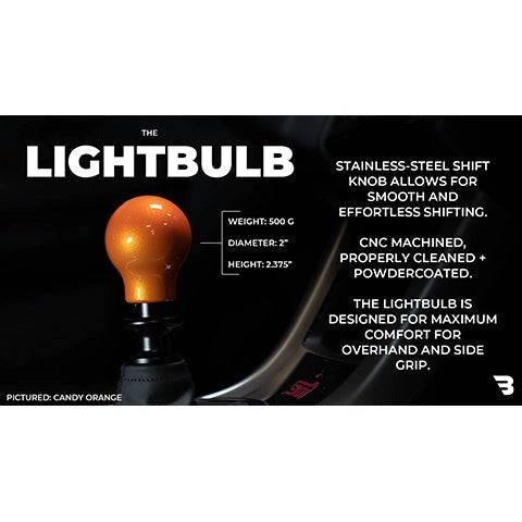 Billetworkz Weighted Shift Knob - 6 Speed Velocity Engraving | 2015-2023 Subaru WRX, and 2004-2021 Subaru WRX STI (BW-KNB-WRX6-VEL6)
