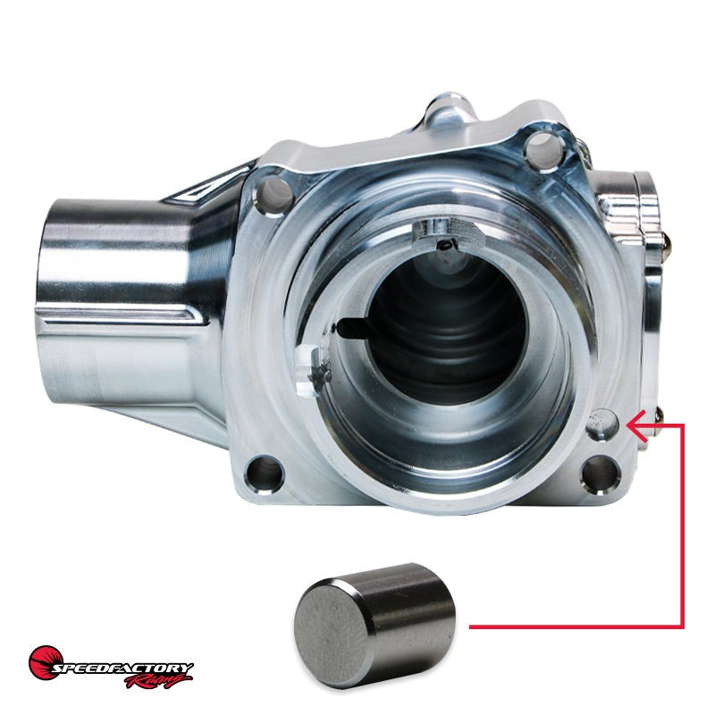 SpeedFactory Racing B-Series AWD Transfer Case Titanium 10x12mm Dowel Pin | 1990-2001 Acura Integra, and 1999-2000 Honda Civic Si (SF-02-060-A)