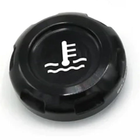 Billetworkz Zero-Series Coolant Overflow Cap with Fluid Engravings | 2002-2025 Subaru WRX, and 2004-2021 Subaru WRX STI (BW-EBCZ-SUB-COO)