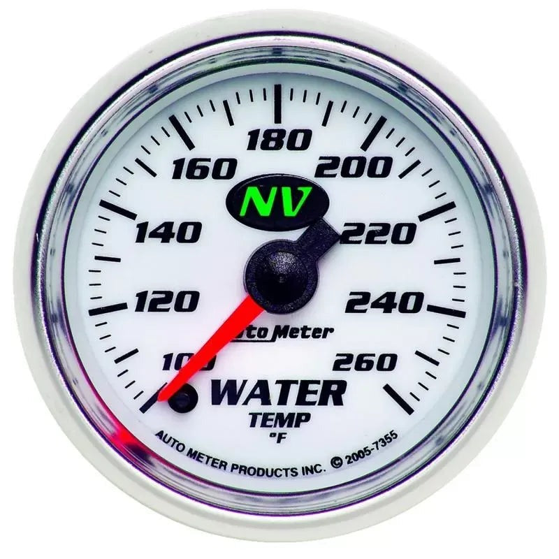 Autometer 2-1/16" 100-260 °F Water Temperature Gauge NV | Universal (7355)