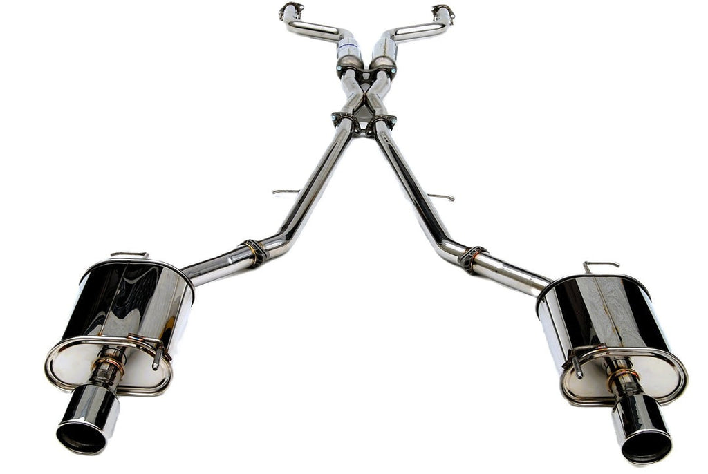 Invidia Q300 Catback Exhaust w/Rolled Stainless Steel Tips | 2007-Up Infiniti G35/G37 Sedan (HS07IG4G3S)