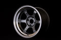 Volk Racing TE37V Gunmetal Gray w/ Machined Lip 15x7.5 | 4x100 (WVDVD25AG)