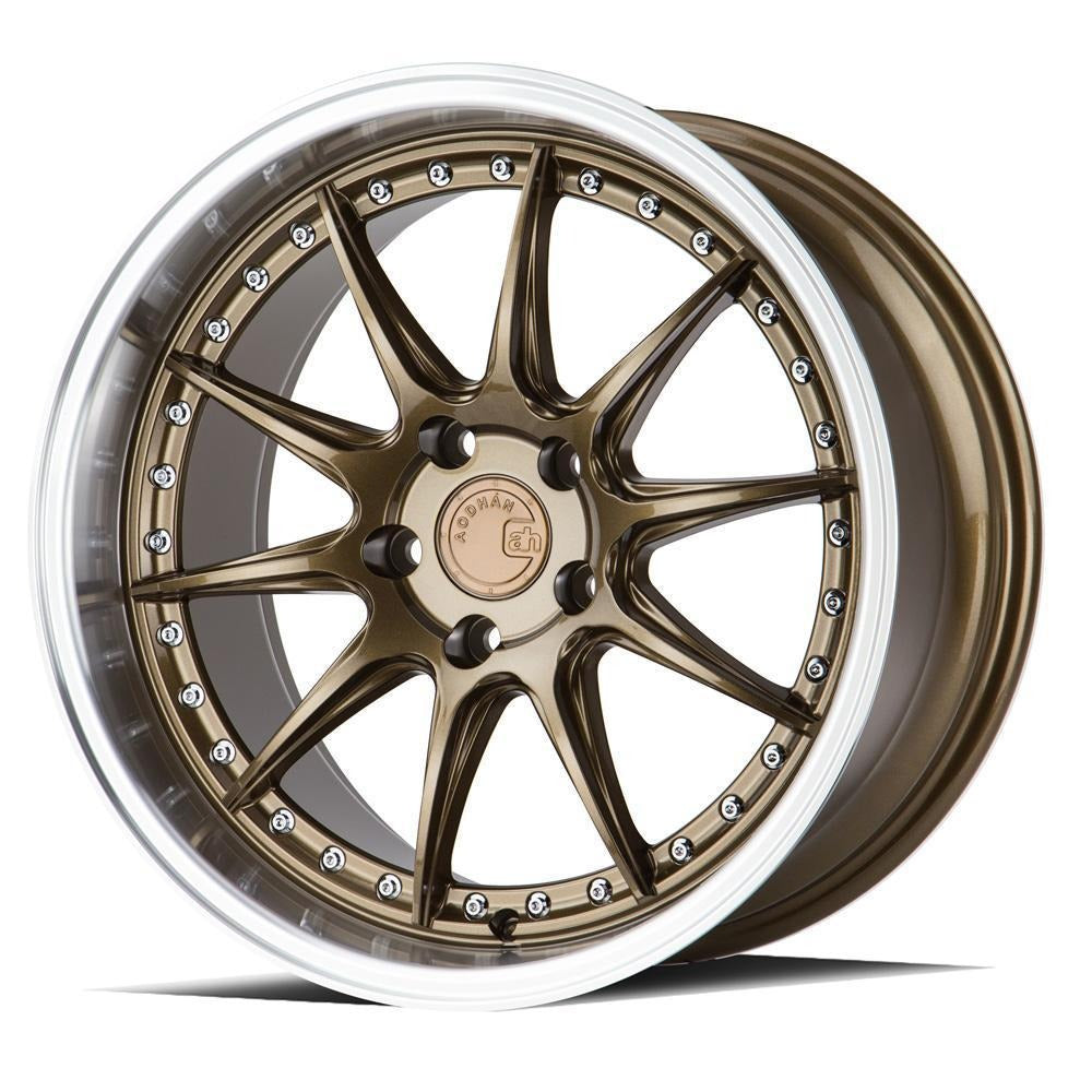 AodHan Wheels DS07 Bronze w/ Machined Lip 19x11 | 5x114.3 (DS71911511422BZ)