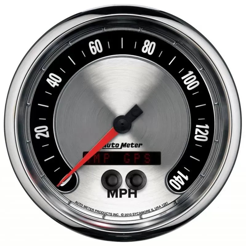 Autometer 5" 0-140 MPH Speedometer Gauge American Muscle | Universal (1281)