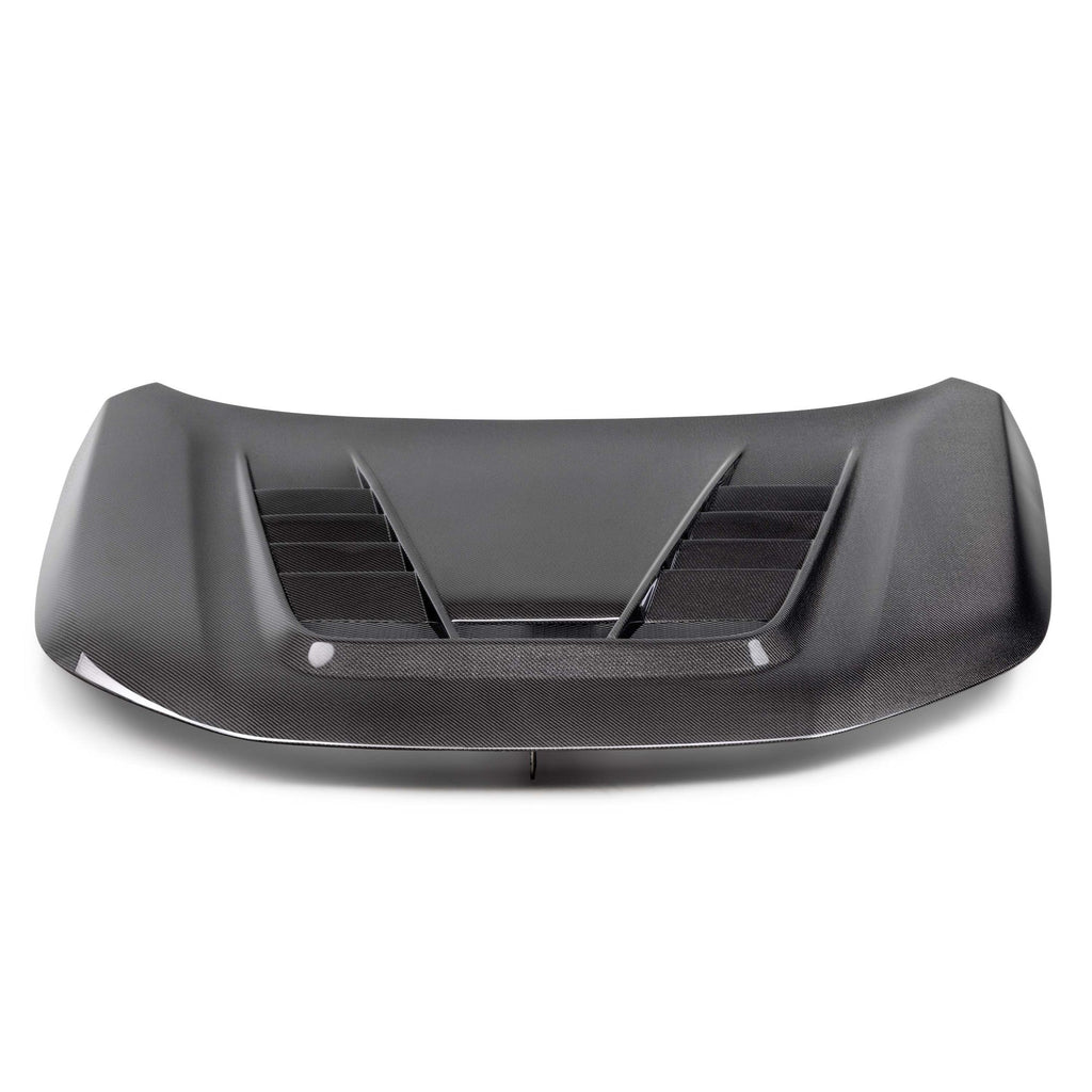 Seibon TV-Style Double Sided Carbon Fiber Hood | 2023+ Honda Civic Type R (HD23HDCVR-TV-DS)