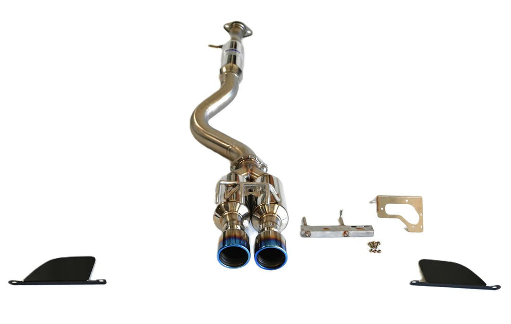 Invidia R400 Rolled Titanium Tip Catback | 2023+ Toyota GR Corolla (HS22TGCGM2RTL)