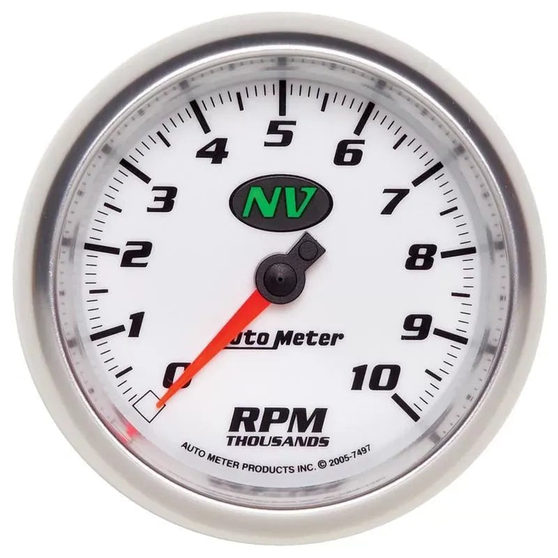 Autometer 3-3/8" 0-10000 RPM Tachometer Gauge NV | Universal (7497)