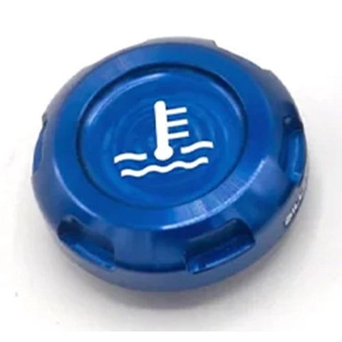 Billetworkz Zero-Series Coolant Overflow Cap with Fluid Engravings | 2002-2025 Subaru WRX, and 2004-2021 Subaru WRX STI (BW-EBCZ-SUB-COO)
