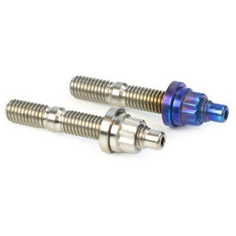 SpeedFactory Racing Titanium Stud Kit - M8x1.25 10pcs - Extended Lengths | 2000-2009 Honda S2000, 1988-2005 Honda Civic, and 1992-2001 Honda Prelude (SF-02-061-55)